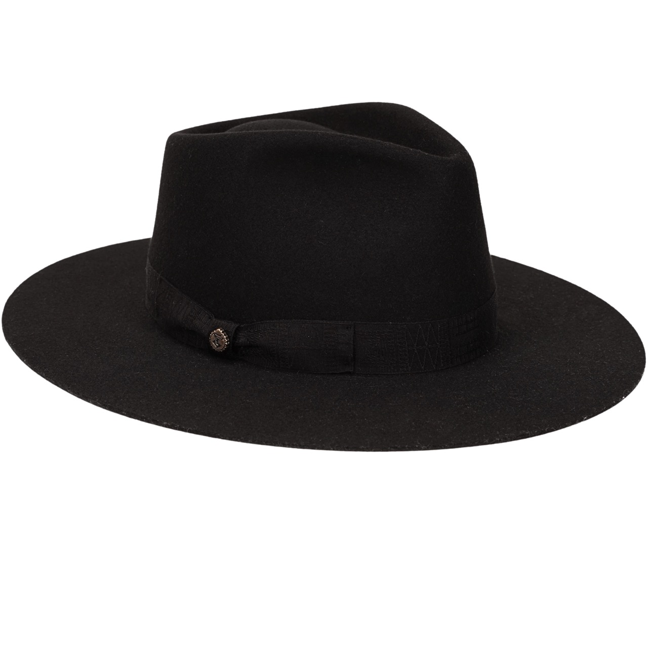 Fedora Filzhut Bergamo Handmade schwarz